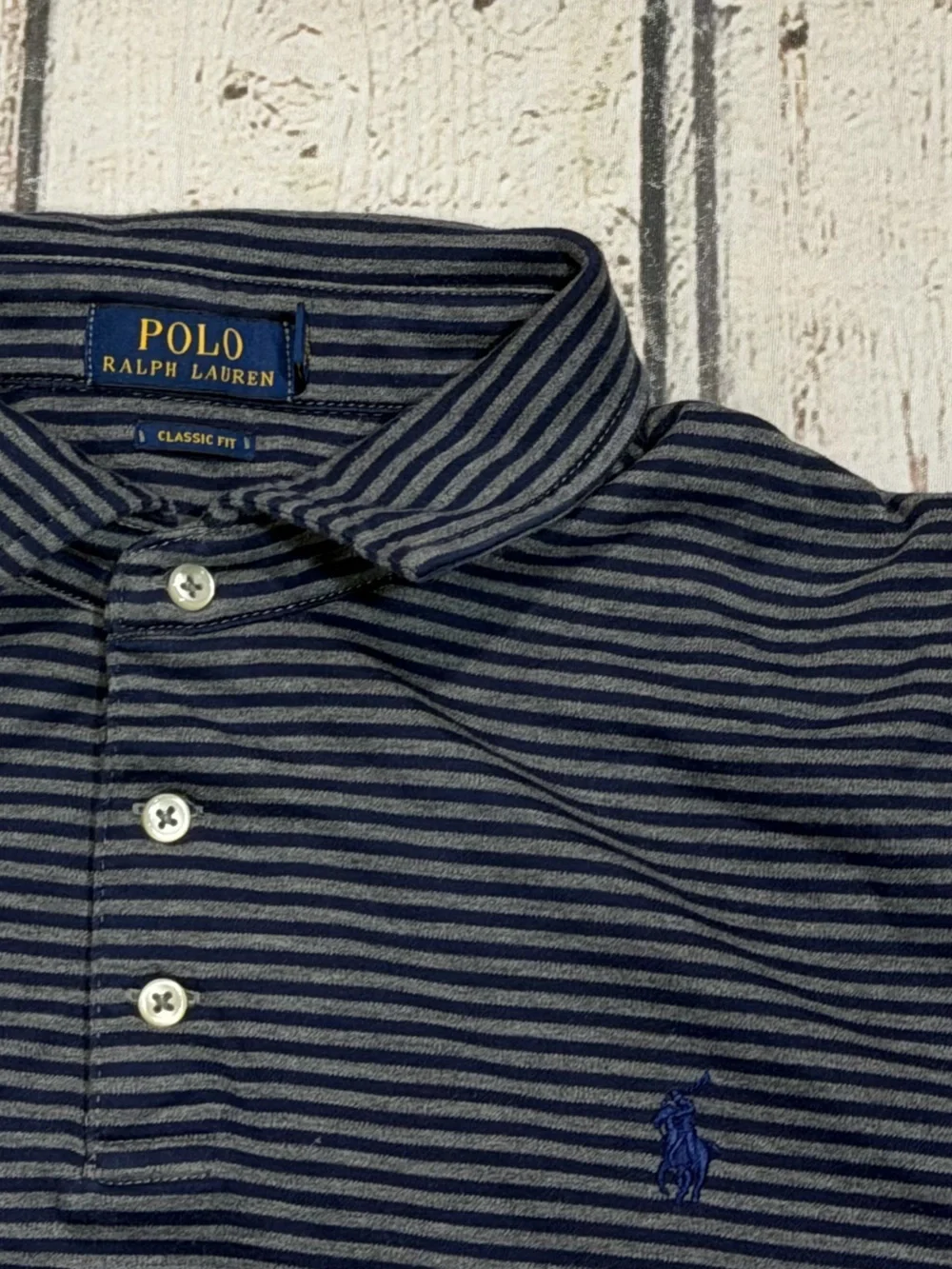 Ralph Lauren Polo Striped Mens Preppy Short Sleeve Golf Tennis Shirt